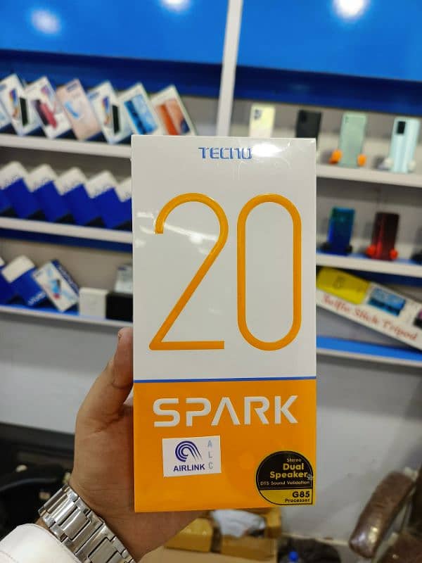 Tecno Spark 20 8+8GB 128GB Box Pack Fixed Price 0