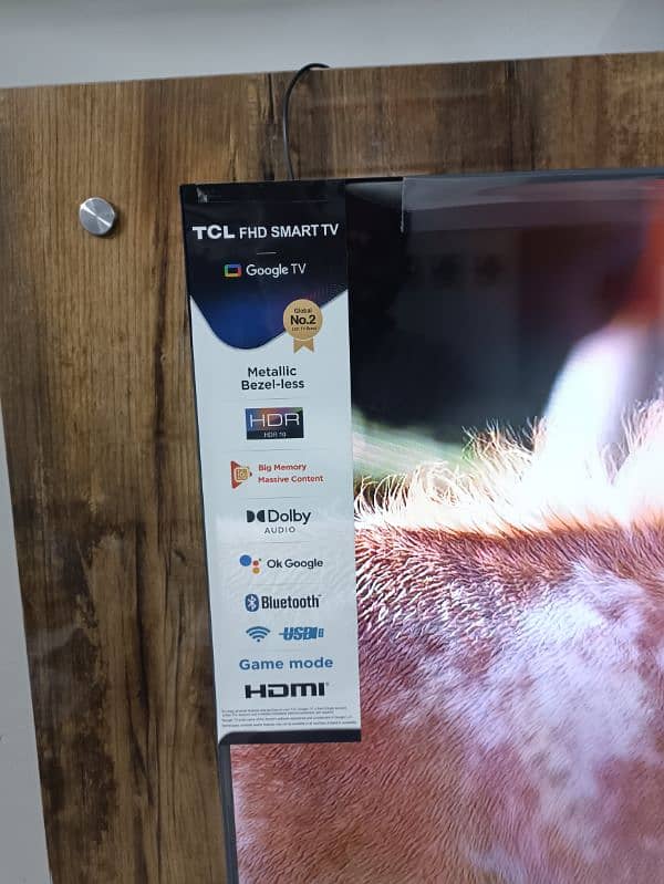 Brand new TCL 40" Google LED Model (40S5400) 1