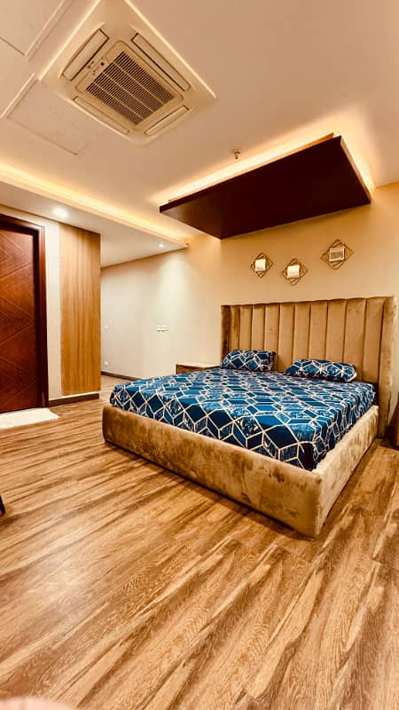 Daily Basis fully luxurious 3bed Hotel Apartments Available Gold Crest apartment DHA LAHORE 0