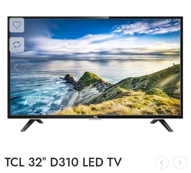 newly used and fresh led tcl 0