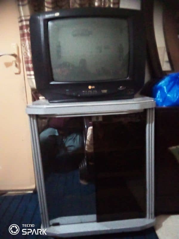 LG television 19 inch plus Trolley. 1