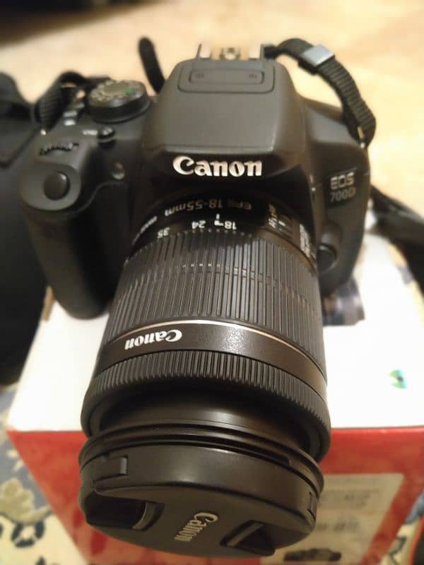 #Canon700D with lens and bag 1