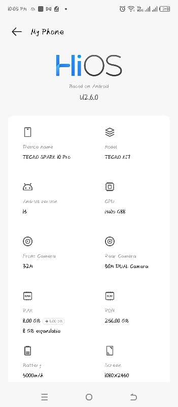 Tecno Spark 10 pro 8/256 for sale 9