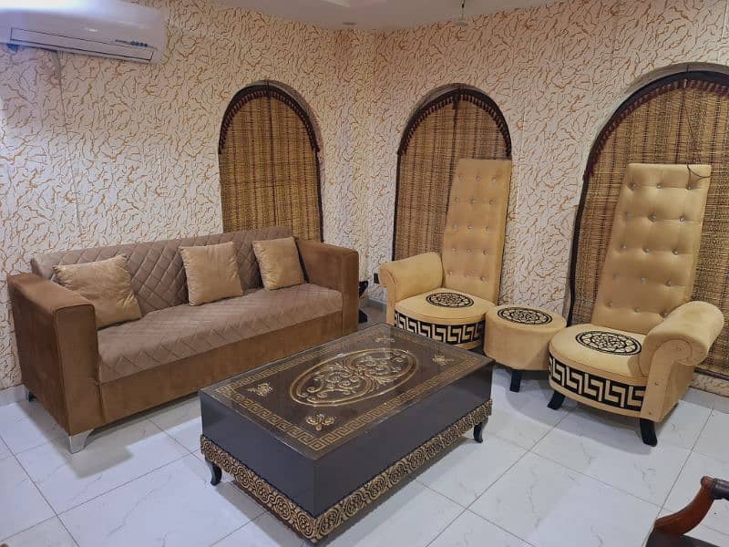 sofa set high back chair or table.  contact 03234054558 9