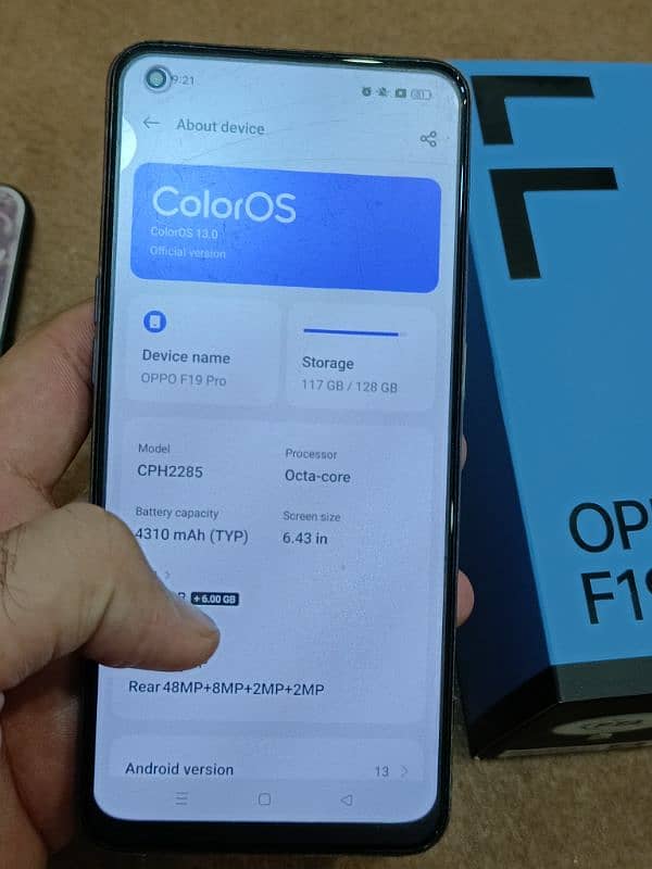 opoo f19pro full box good condition 5