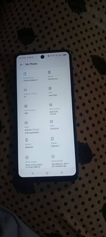 (Tecno SPARK 20) 8+8 16/256  Exchange possible 5