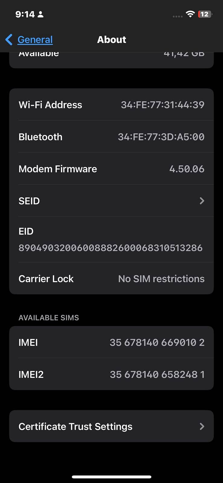 Iphone 12 navy blue 128gb 4