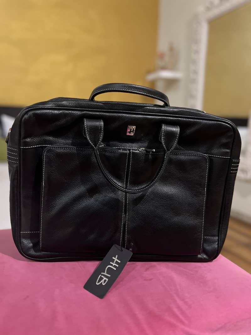 Original HUB leather laptop/office bag 2