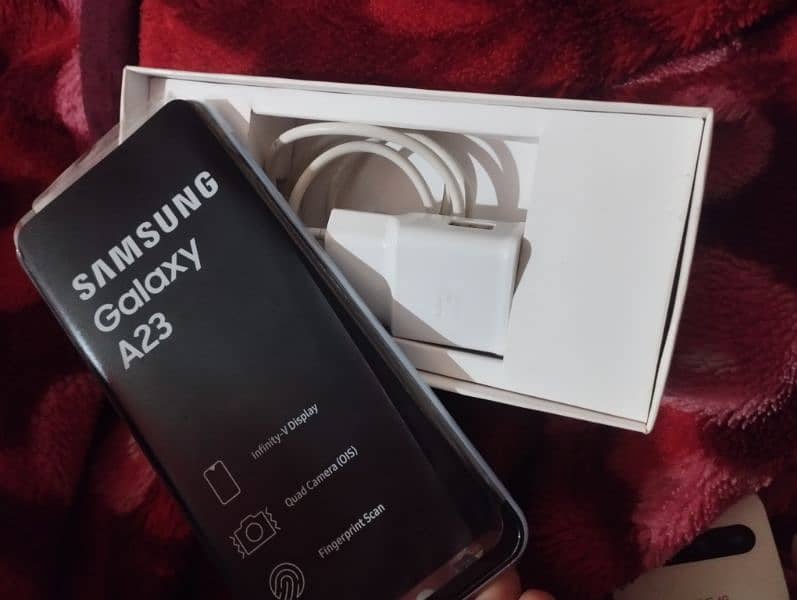 samsung A23 6/128 gb storage 1