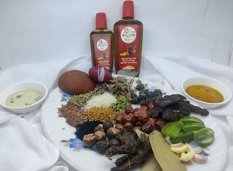 herbal hair oil 100% organic 1