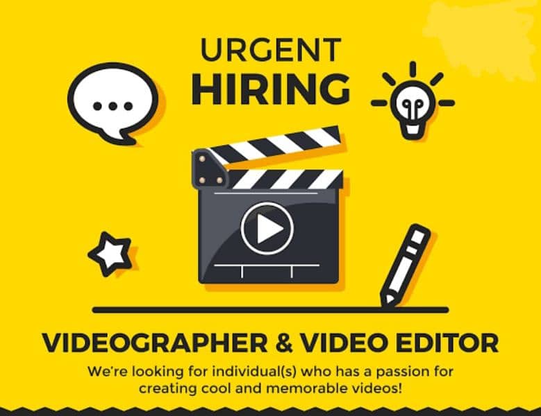 An expert video grapher & editor is required! 0