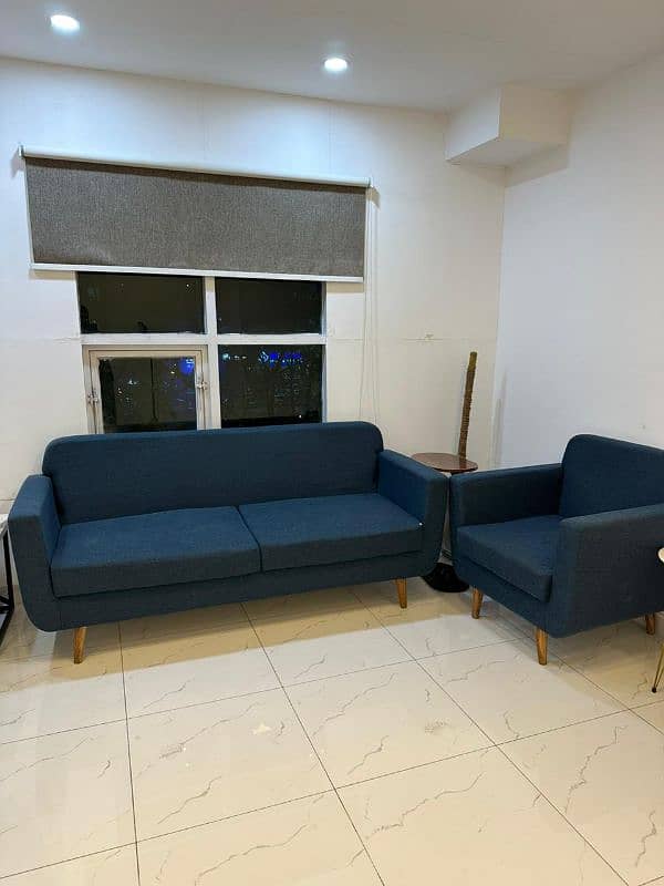 L-Shaped 4-Seater Sofa Set 0