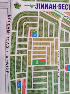 ALL DUES CLEAR VERY RESONABLE PRICE PRIME LOCTION PLOT 10 MARLA L BLOCK PLOT FOR SALE 150 FIT FIT BACK NEL ROAD