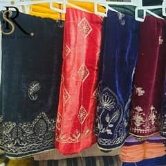 Ladies Velvet Shawls