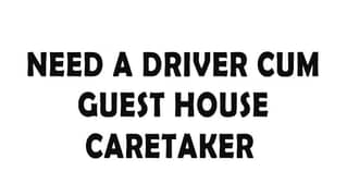 Driver and Guest House caretaker