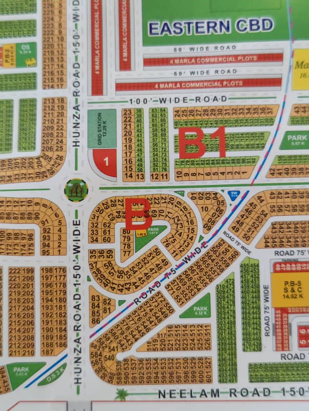 POSSESSTION PLOT ALL DUES CLEAR PLOT LDA CITY LAHORE PHASE 1 JINNAH SECTOR B BLOCK PLOT FOR SALE 0