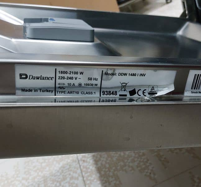 Dawlence Inverter Dishwasher Made in Turkey 5