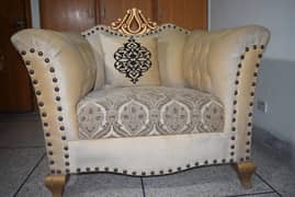 light brown queen head sofa