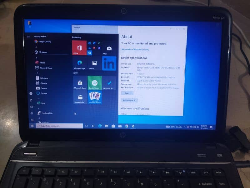 laptop HP core i3 3rd gen 1