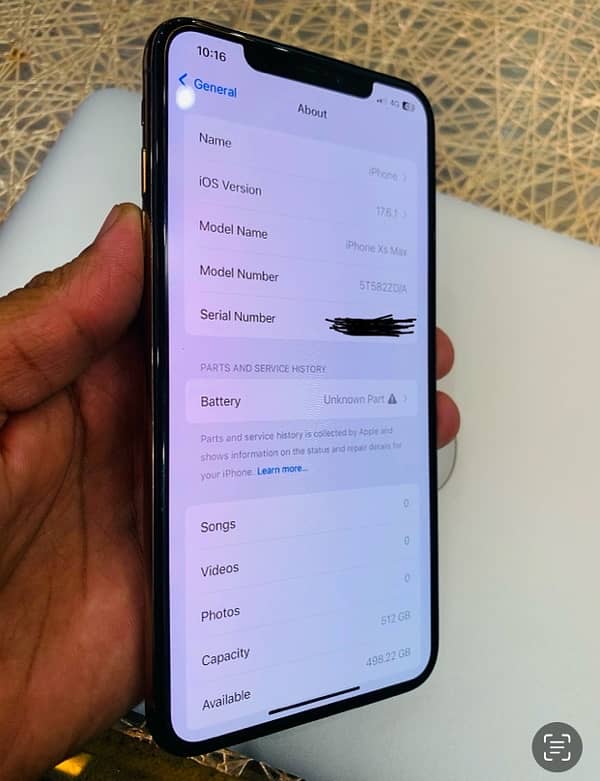 iPhone xs max 512gb dual pta approved 6