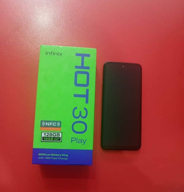 infinix Hot 30 play 16/128 complete box 3