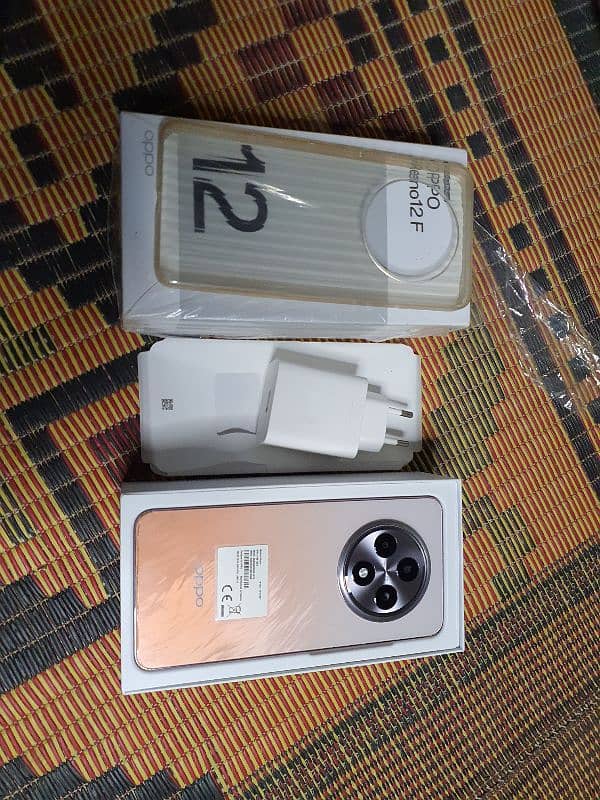 OPPO Reno 12F 10.10 condition 8 256 box charger 1