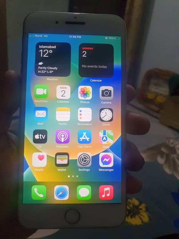 I phone 8 plus pta approved h 256 gb h 3