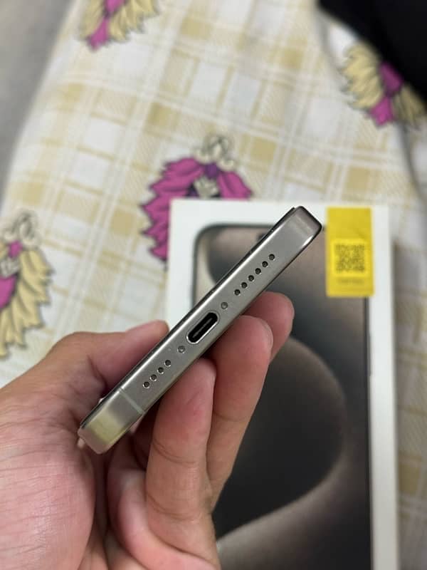 iPhone 15 Pro Max 256GB Mercantile PTA APPROVED Natural Titanium 3