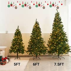 Artificial  Christmas tree and decor items