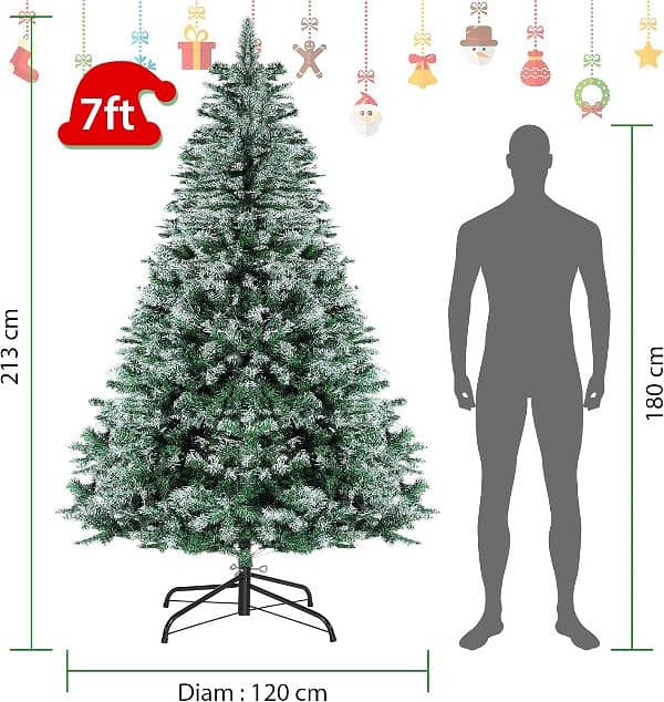 Artificial  Christmas tree and decor items 3