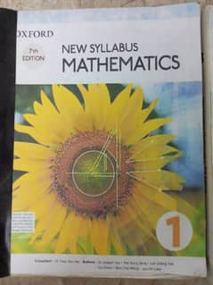 new syllabus mathematics 7th edition book 1,2,3 and 4