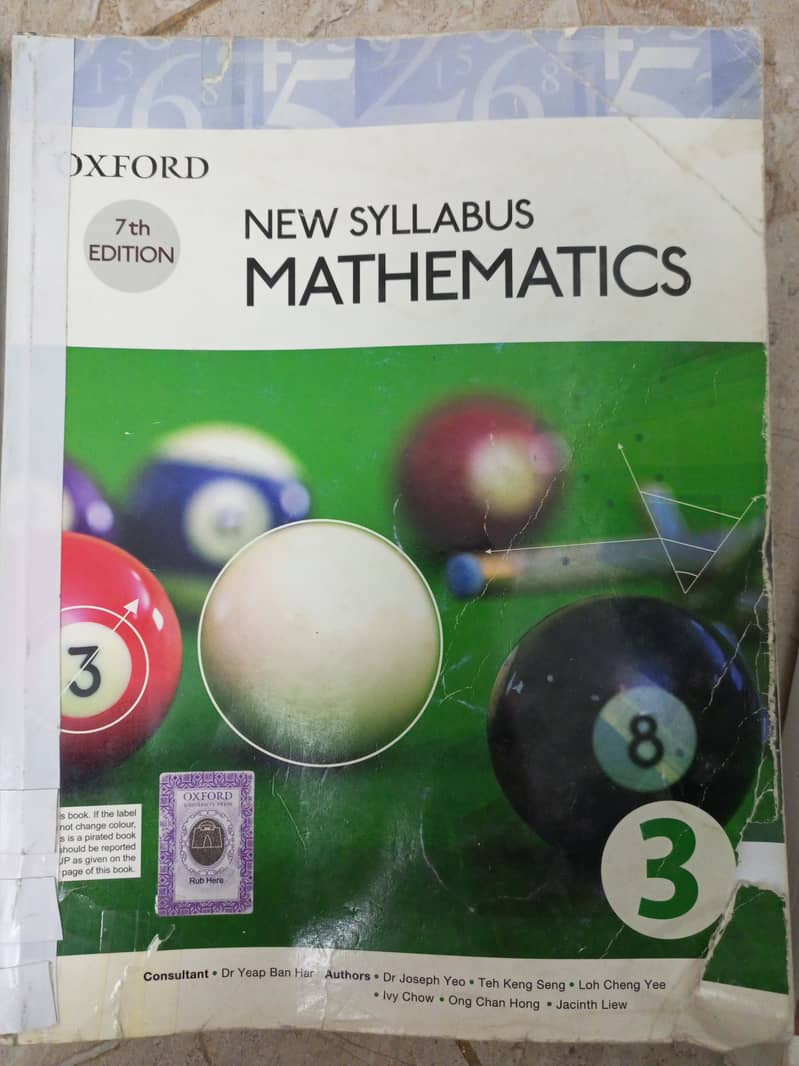 new syllabus mathematics 7th edition book 1,2,3 and 4 2