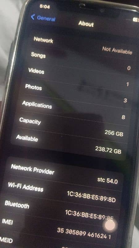 iphone x 256gb sim working 3