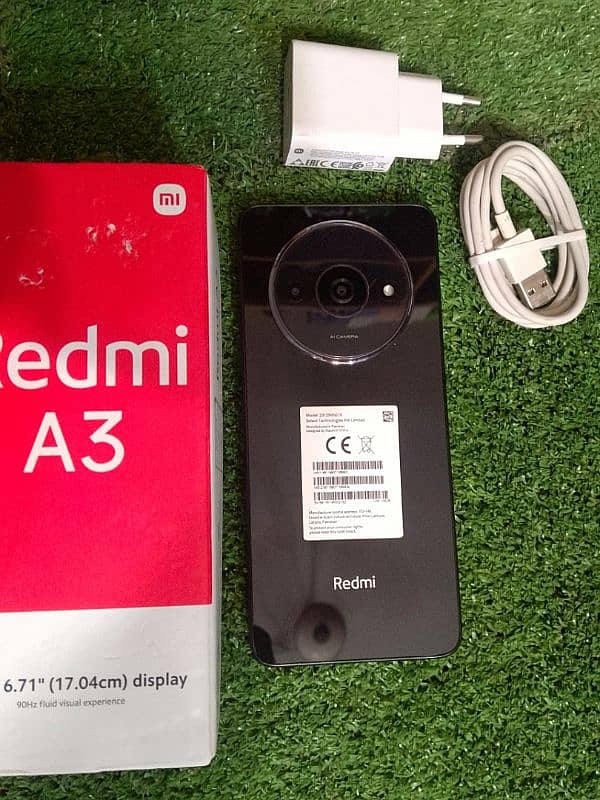 Redmi A3 4/128 with Original charger 1