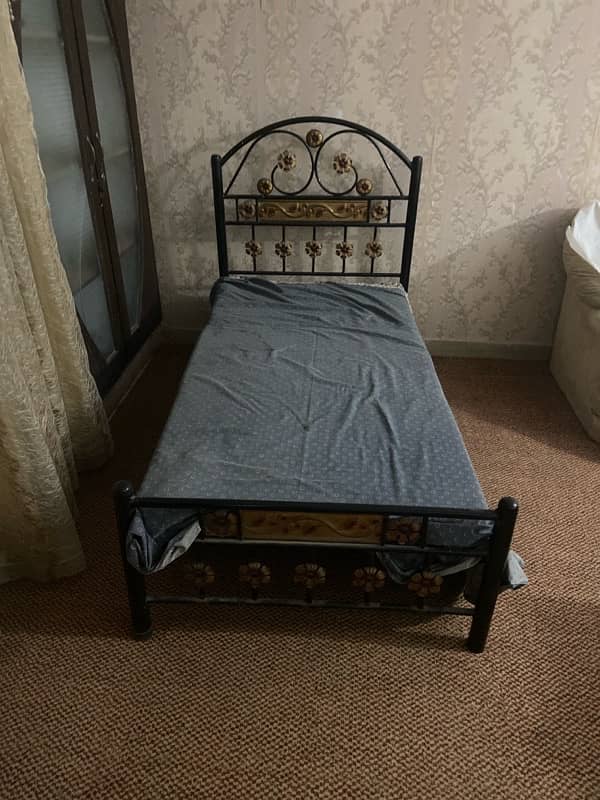 Two single bed (iron) 0