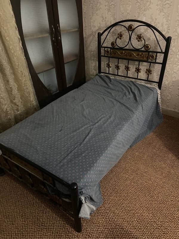 Two single bed (iron) 1