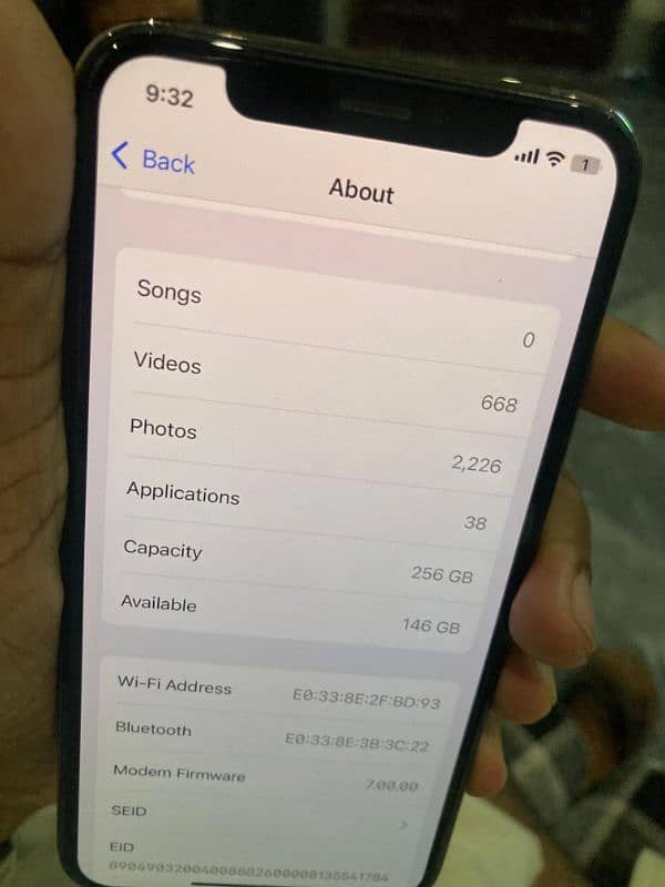 iphone XS (256gb)Pta Approved 5