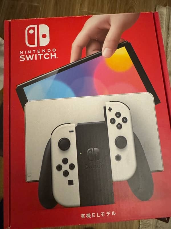 nintendo switch oled (white) 0