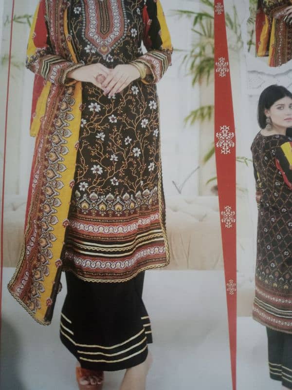 3 piece unstictch cloths New LAIBA WINTER COLLECTION 5