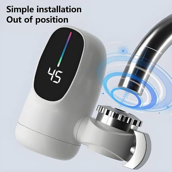 3000W Instant Electric Hot Water Heater Faucet Digital Display Heating 0