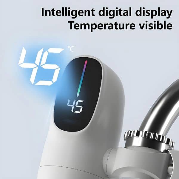 3000W Instant Electric Hot Water Heater Faucet Digital Display Heating 1