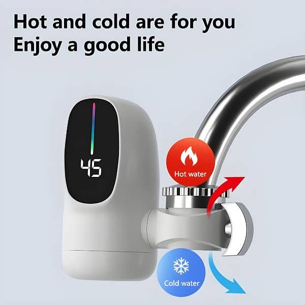 3000W Instant Electric Hot Water Heater Faucet Digital Display Heating 2