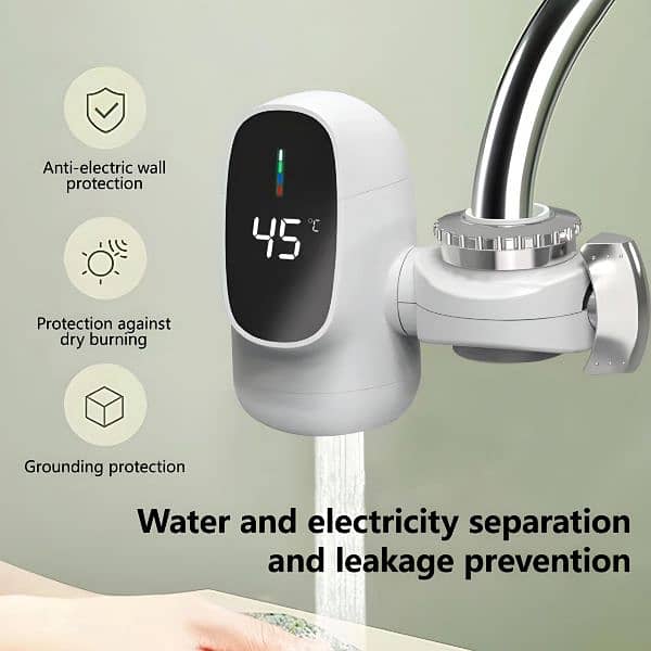 3000W Instant Electric Hot Water Heater Faucet Digital Display Heating 11