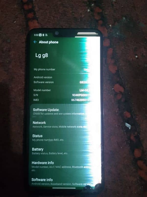 LG g8 ThinQ 4gb 128gb non pta read add 4