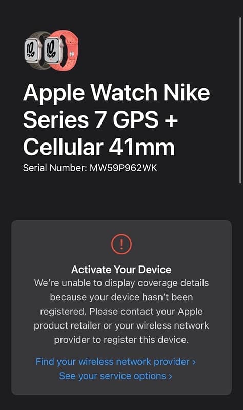 Apple watch series 7 nike box pack 3