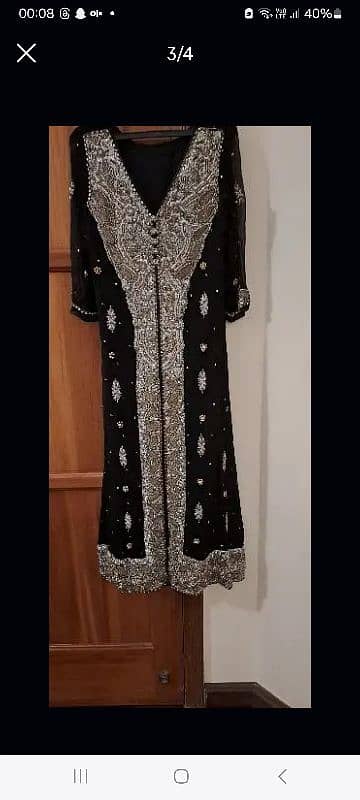 beautiful fancy embroidered dress 0