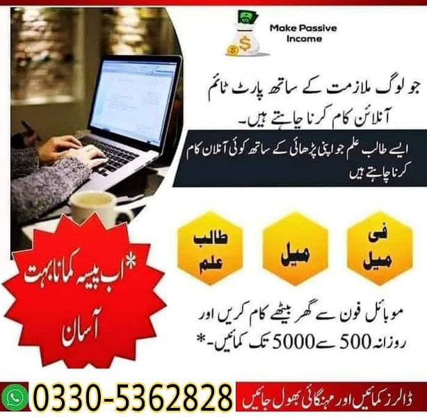 Online job/Part/full time/Student/teachers/House wife/job holders 0