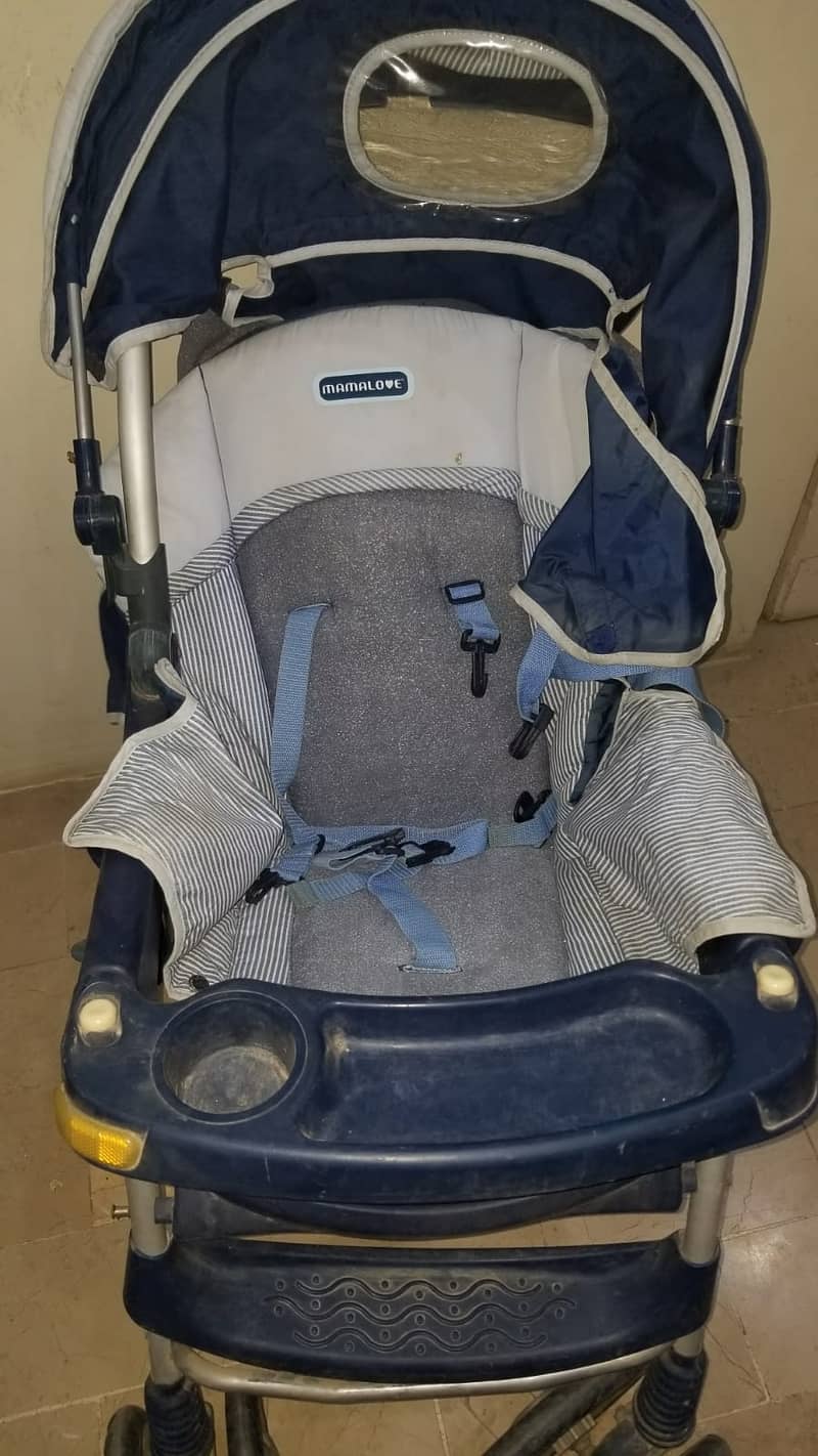 Baby pram in big size. 2