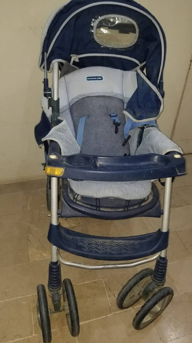 Baby pram in big size. 3