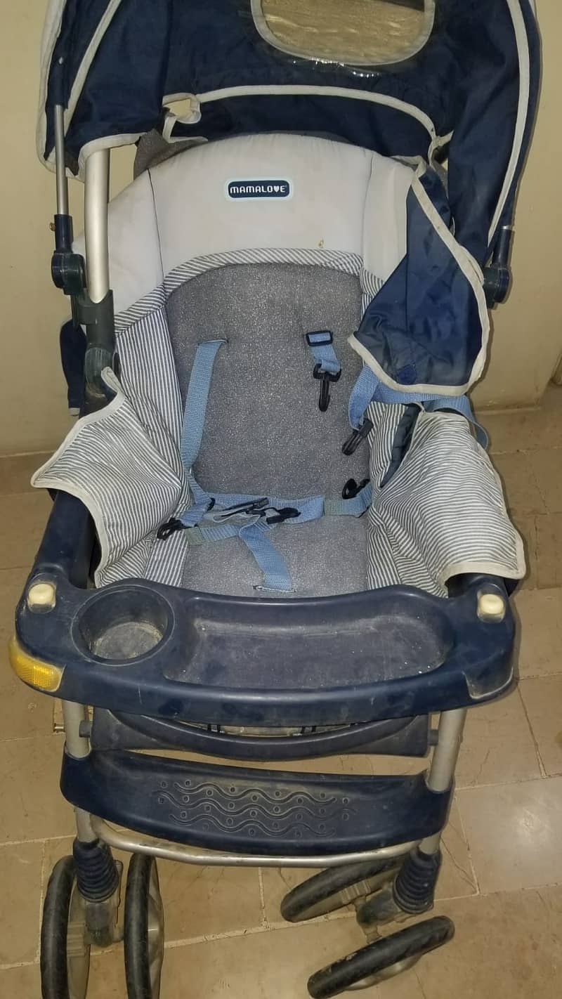 Baby pram in big size. 4